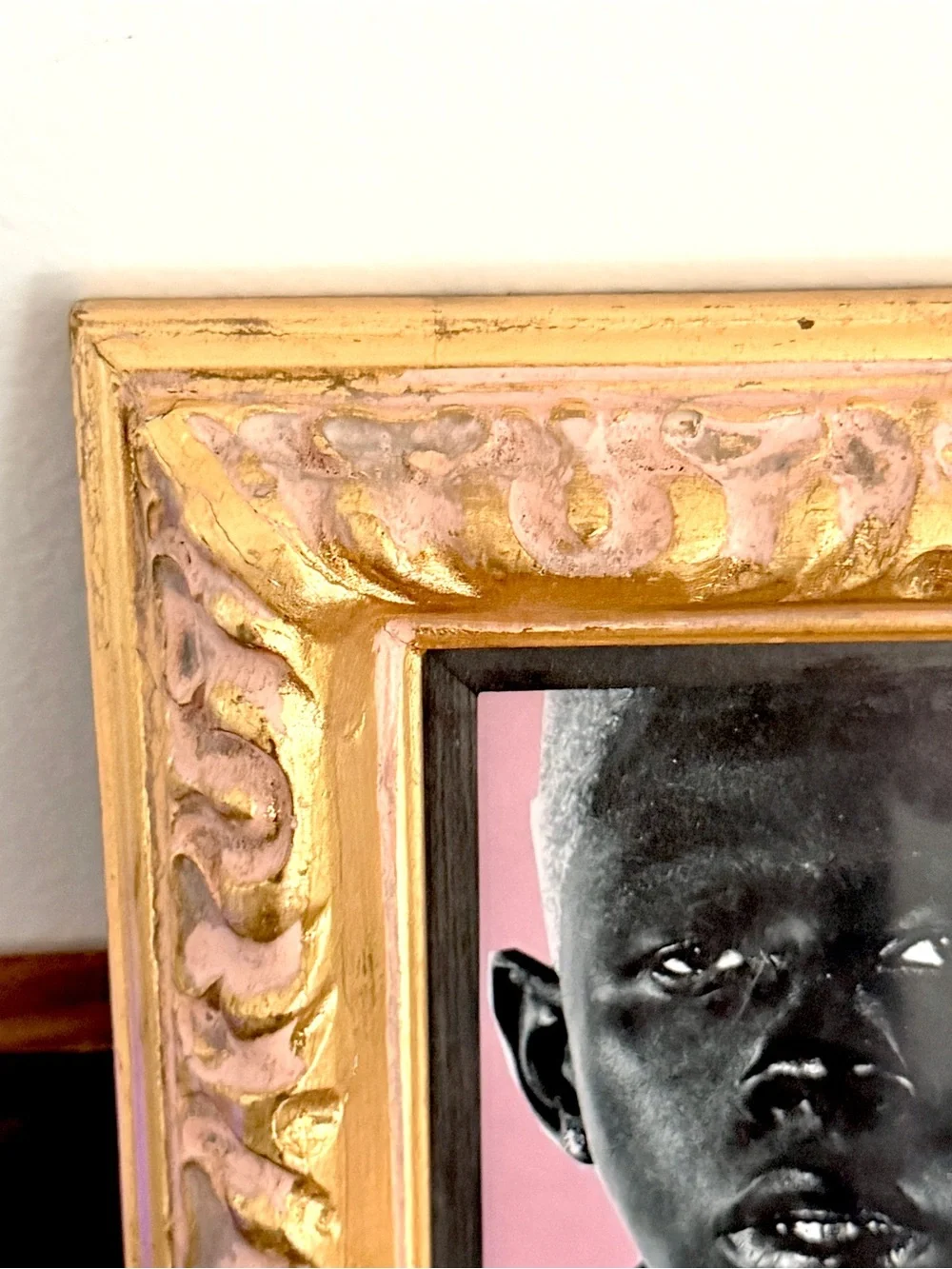 Tyler The Creator Igor Framed Art Print Vintage Style Gold Pink Baroque Frame